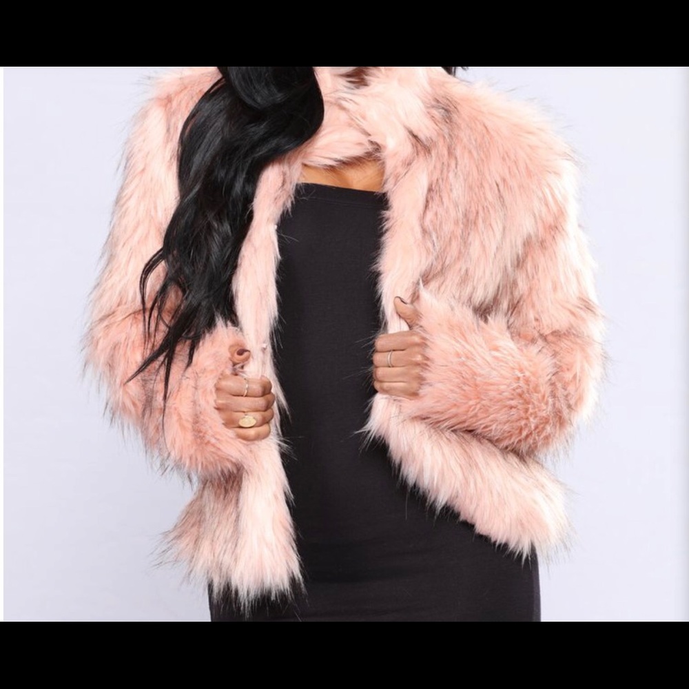 Fashion Nova faux fur coat